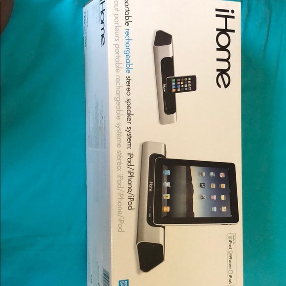 ihome portable rechargeable stereo speaker system